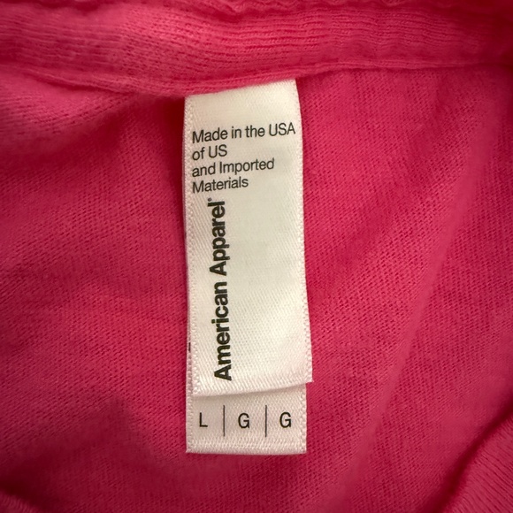 American Apparel Vaseline Rod Marsh Graphic Tee Pink Regular - Picture 6 of 9